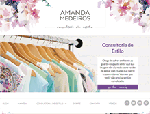 Tablet Screenshot of amandamedeiros.com